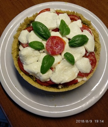 Crostata caprese senza cottura