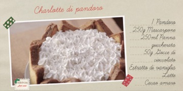 Charlotte di Pandoro al mascarpone