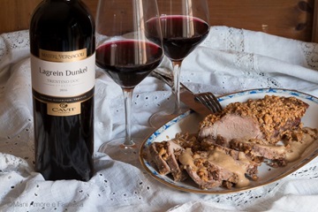 Filetto di maiale in crosta di nocciole