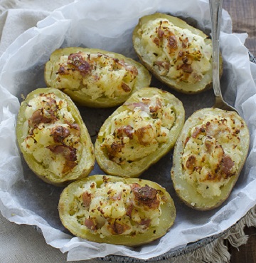 Patate ripiene al forno