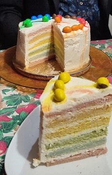 Rainbow cake