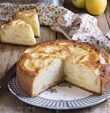 Torta di mele sofficissima, senza burro!